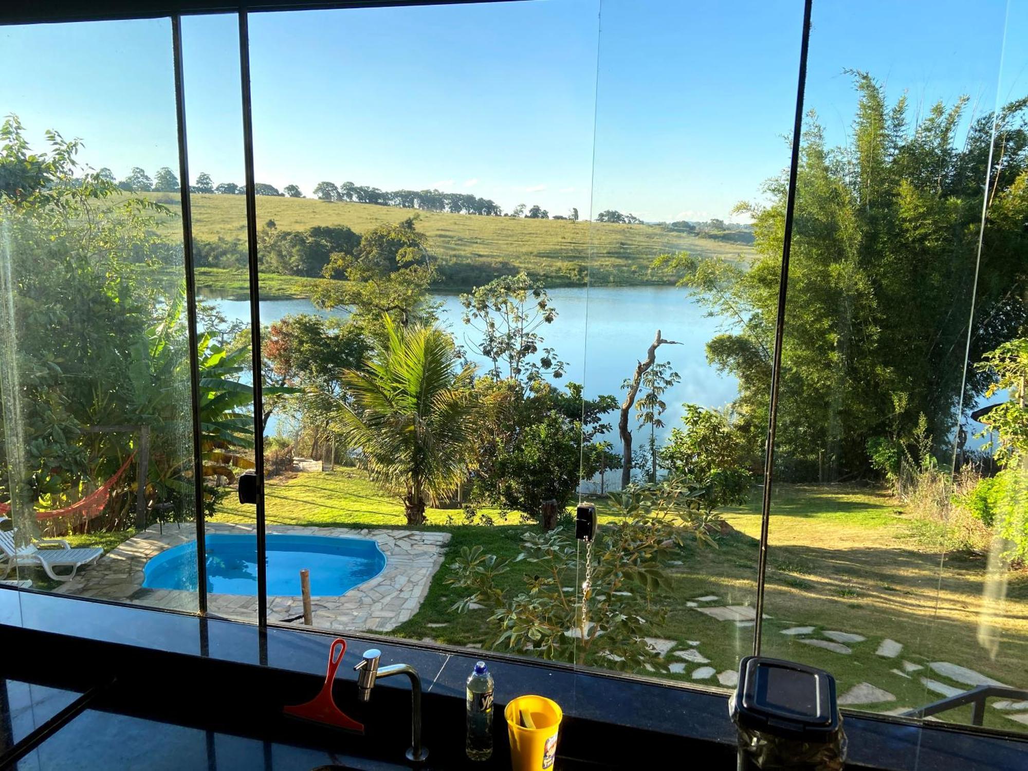 Casa Com Piscina Fundo Pra Represa E Ar Condicionado Casinhabrancadevaranda Ijaci Exteriör bild