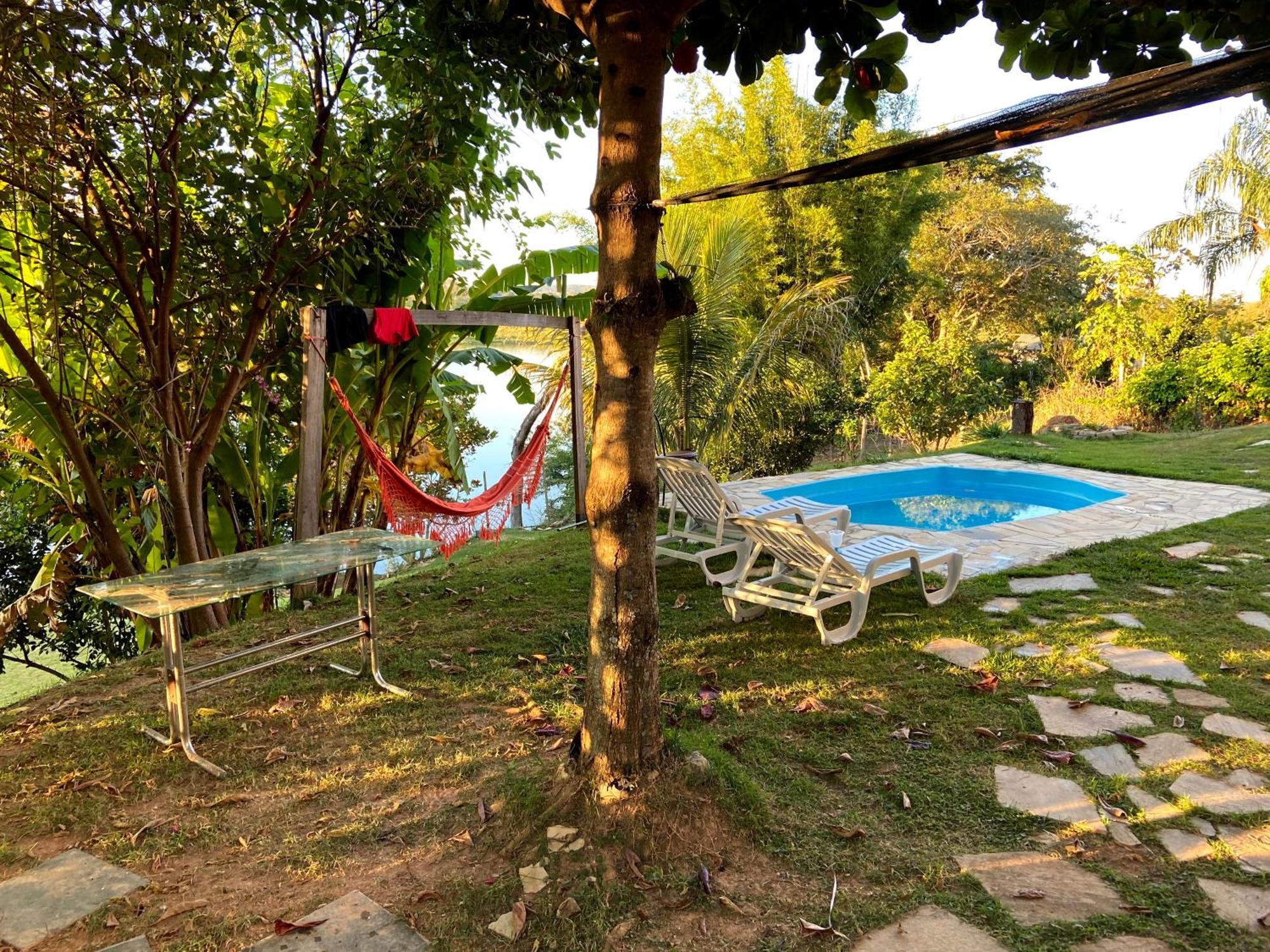 Casa Com Piscina Fundo Pra Represa E Ar Condicionado Casinhabrancadevaranda Ijaci Exteriör bild